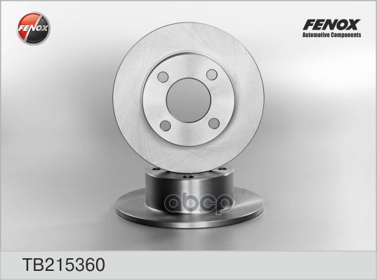 Диск Тормозной | Зад Прав/Лев | FENOX арт. TB215360