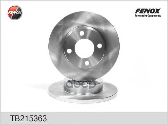 Диск тормозной Audi 80 86-91, 90 87-91, 100 76-84 FENOX арт. TB215363