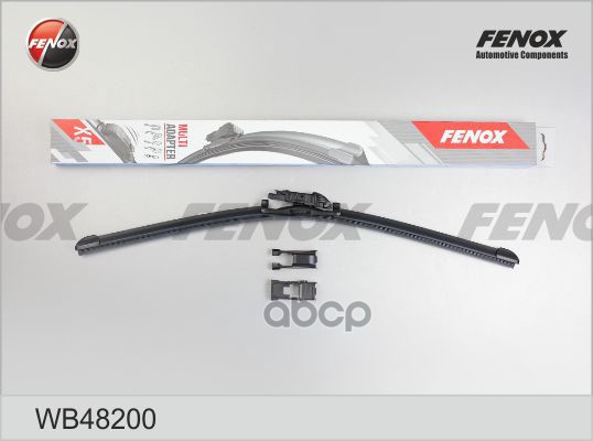 Щетка стеклоочистителя бескаркасная 480мм Multi-mount 3 крепл. FENOX арт. WB48200