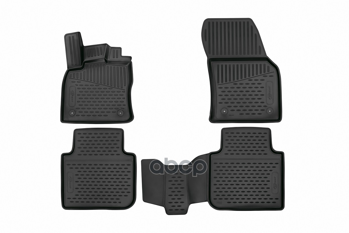 Коврики 3D в салон TOYOTA Corolla, 01/2007-2013, 4 шт. (ПУ, повышенная износостойкость) / Тойота Королла FORMAT арт. FORMAT.3...