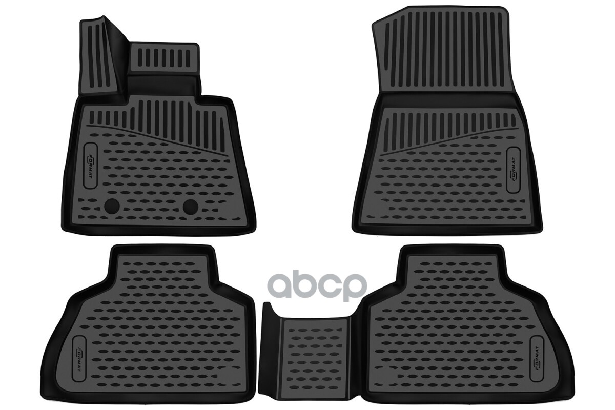 Коврики 3D в салон для BMW X5 (G05) 2018-, 4шт. (ПУ, повышенная износостойкость) / БМВ Х5 FORMAT арт. FORMAT.3DA04261210k