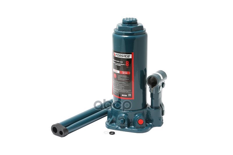 Домкрат Бутылочный 8 Т, Высота Подхвата 230 Мм, Высота Подъма 457 Мм, С Клапаном И Доп. Ремкомплектом FORSAGE арт. F-T90804