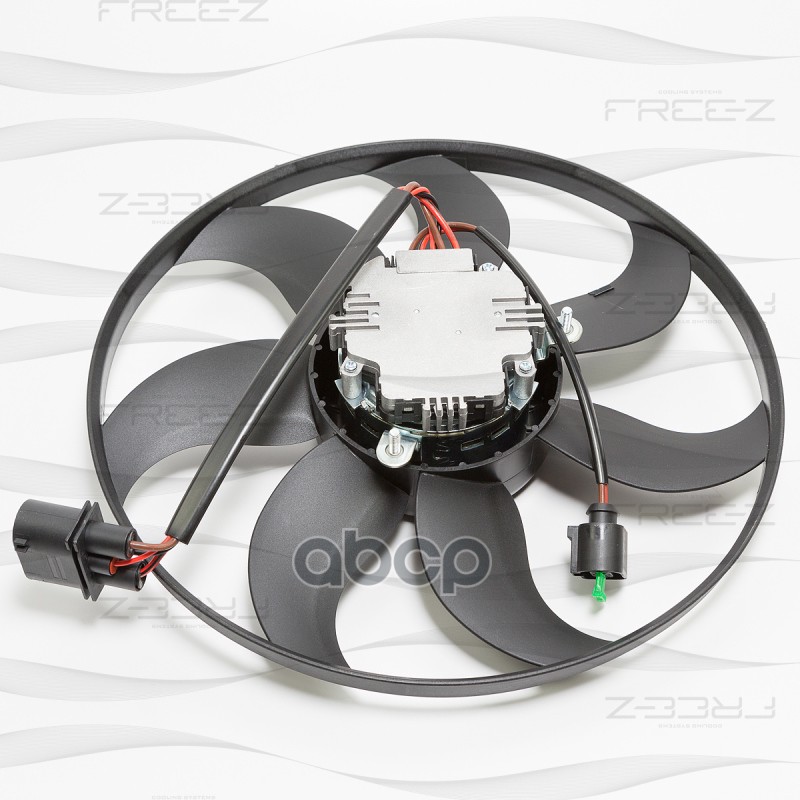 Вентилятор радиатора AUDI A3/TT 03-SKODA Octavia/Superb/Yeti 04-VW Golf/Jetta/Passat/Tiguan/Touran 05- KM0128 FREE-Z арт. KM0128