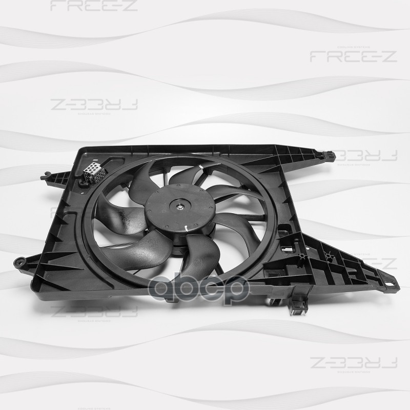 Вентилятор радиатора RENAULT Logan/Sandero 04-LADA Largus 12- KM0168 FREE-Z арт. KM0168