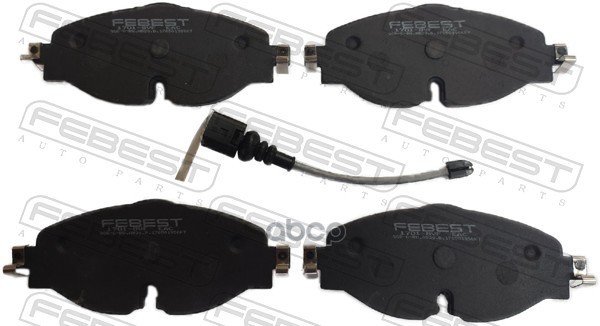 КОЛОДКИ ТОРМОЗНЫЕ ПЕРЕДНИЕ AUDI A3/S3/SPORTB./LIM./QU 2015- [USA] Febest арт. 1701-8vf
