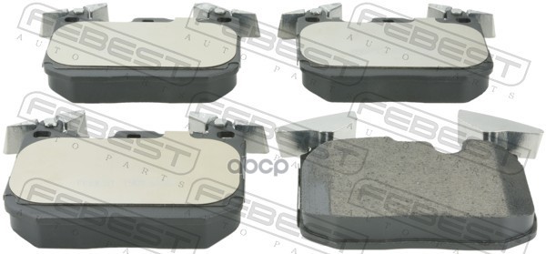 Колодки тормозные передние (с противоскрипной пластиной) Febest арт. 1901F20F