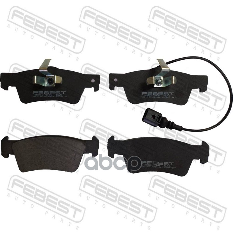 Колодки тормозные задние (с датчиком износа) Febest арт. 23017HR