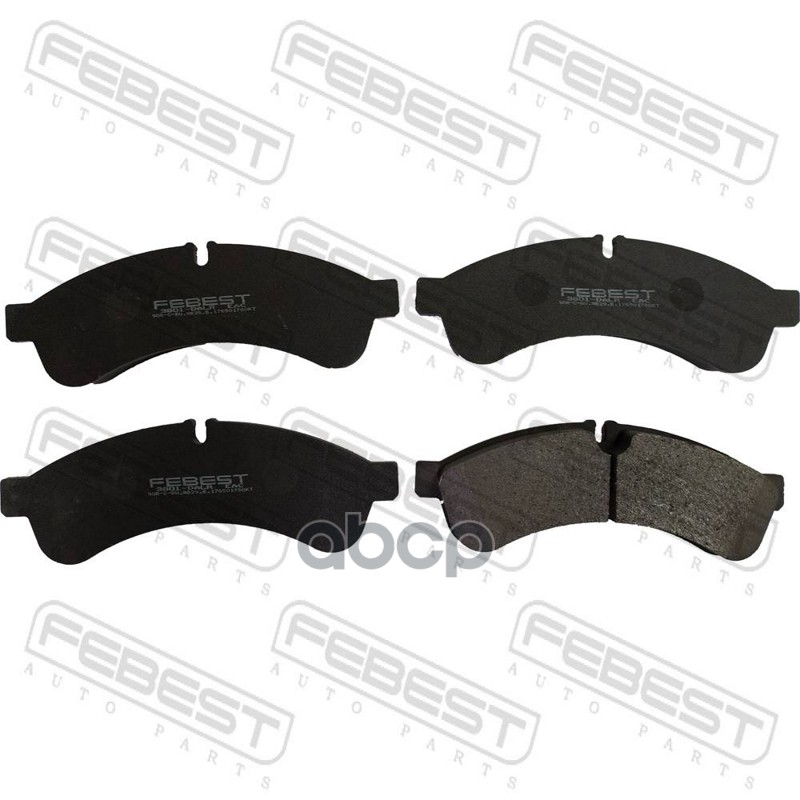 Колодки тормозные задние Febest арт. 3801DALR