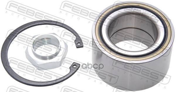 Подшипник ступичный передний ремкомплект 49X84X48 Febest арт. DAC49840048KIT