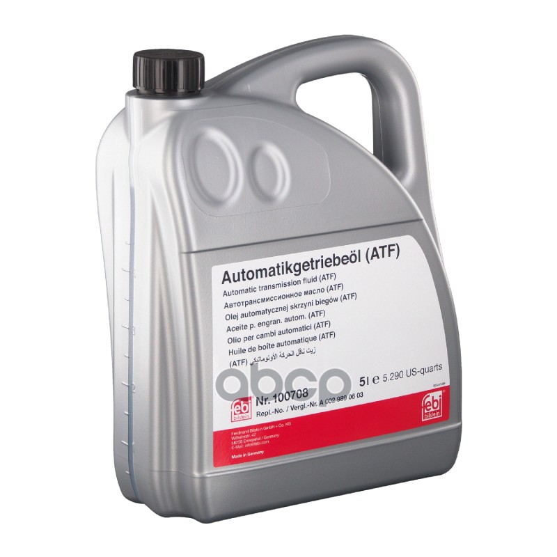 Масло трансмиссионное FEBI MB236.16/MB236.17 5 л 100708 Febi арт. 100708