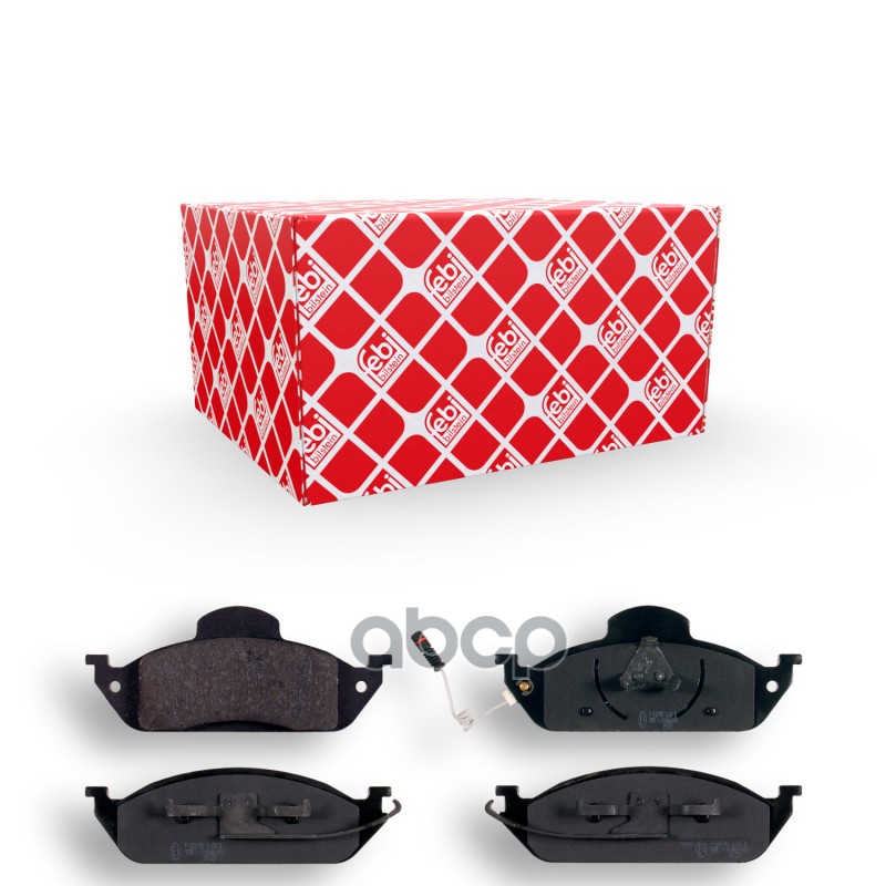 Колодки Тормозные Дисковые К-Т | Перед | Febi арт. 16410