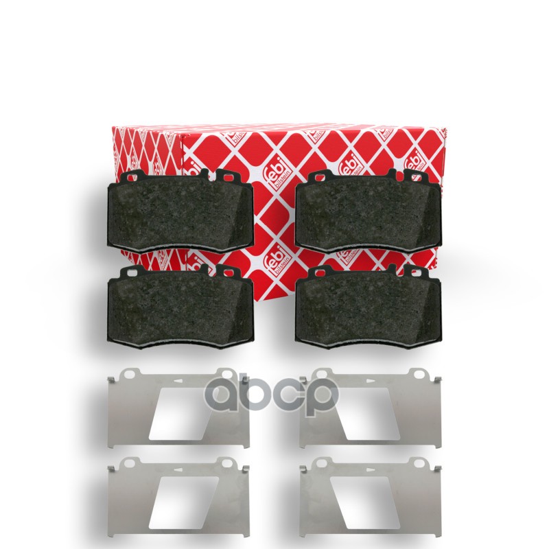 Колодки Тормозные Дисковые К-Т | Перед | Febi арт. 16481