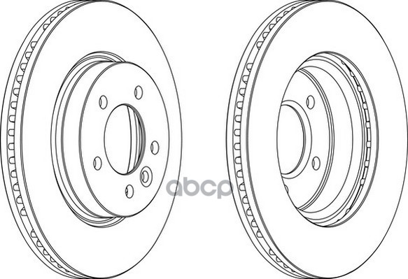 Диск Тормозной Передний Land Rover Discovery Iii 2.7 Td 10/04-> Ferodo Ddf1430c-1 Ferodo арт. DDF1430C-1