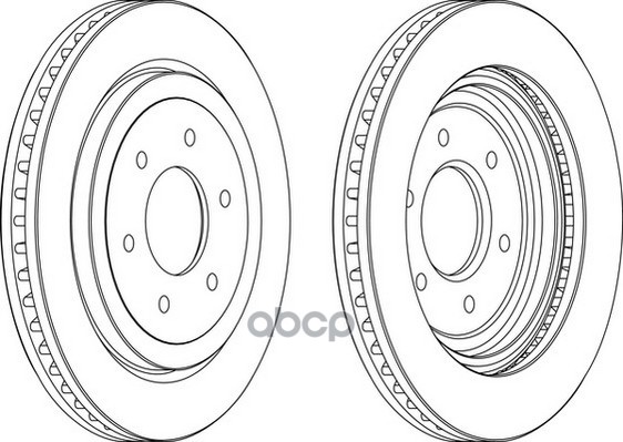Диск Тормозной Передний Ferodo Ddf1611 Ferodo арт. DDF1611C-1