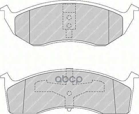 Колодки передние CHRYSLER 300M/Neon II/Voyager II/DODGE Caravan III FERODO FDB1098 Ferodo арт. FDB1098