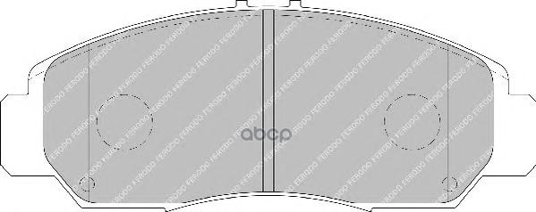 Колодки передние HONDA FERODO FDB1669 Ferodo арт. FDB1669