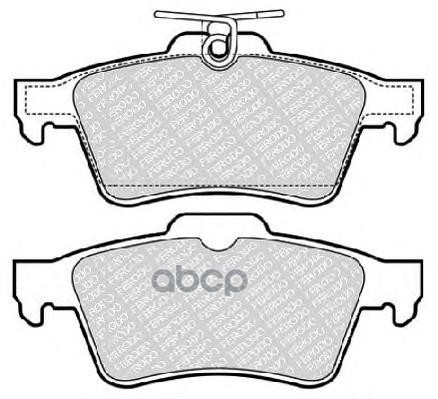 Колодки задние OPEL/RENAULT/CITROEN FERODO FDB1766 Ferodo арт. FDB1766