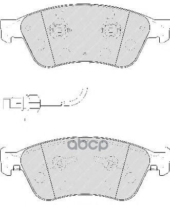 Колодки передние AUDI A8 / VW PHAETON FERODO FDB1832 Ferodo арт. FDB1832