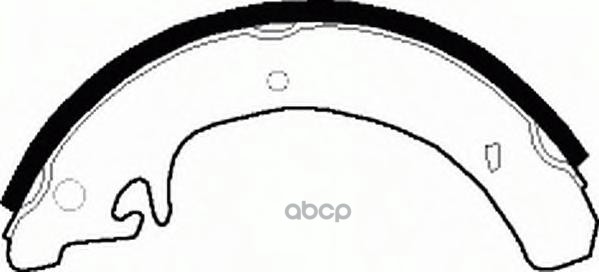 Колодки барабанные задние ВАЗ 2108/09/10/11/12/99 LADA Kalina/Priora/Granta FERODO FSB240 Ferodo арт. FSB240