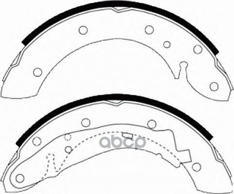Колодки барабанные FERODO FSB567 Ferodo арт. FSB567