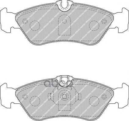 Колодки тормозные (Сзади) Mercedes-Benz Sprinter 95-06 / Sprinter classic RUS 13-18 / G-Class 79-18 Ferodo арт. FVR1876