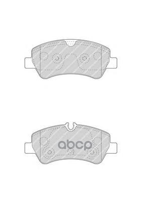 Колодки Задние Ford Transit 2012- Fvr4398 Ferodo арт. FVR4398