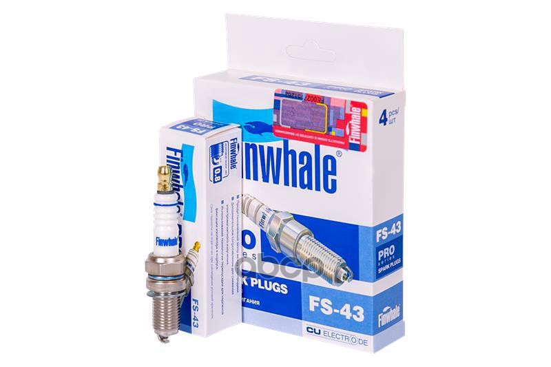 Свечи зажигания Aveo 1,2L 16V, Spark (M300) FINWHALE FS43 Finwhale арт. FS43