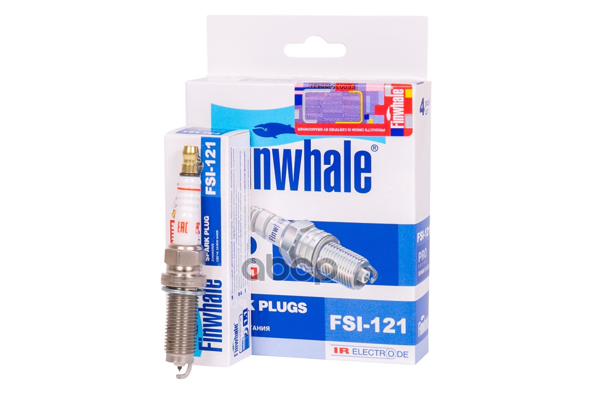 Свеча зажигания IRIDIUM QASHQAI(J10), NOTE, TEANA(L33), X-TRAIL(T32), TIID FINWHALE FSI121 Finwhale арт. FSI121