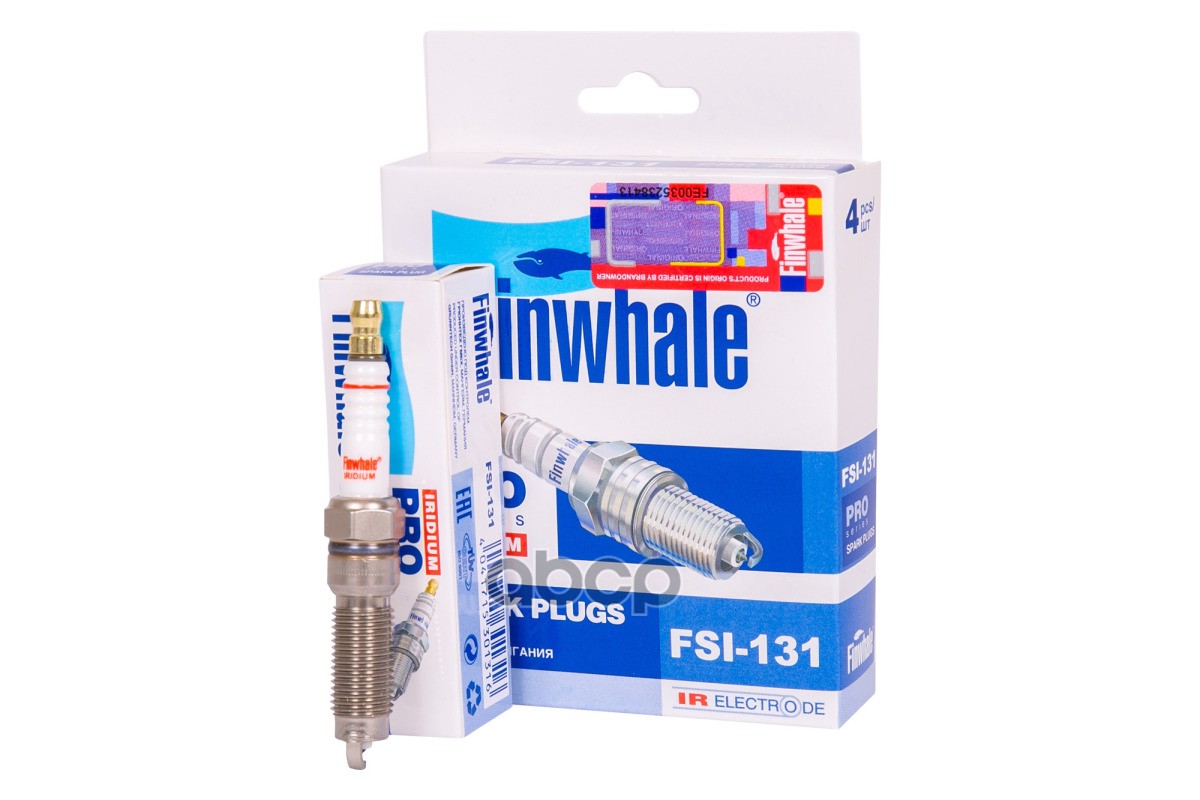 Свеча зажигания Finwhale Iridium C-MAX(15-19), FOCUS(14-), KUGA(DM2) FINWHALE FSI131 Finwhale арт. FSI131