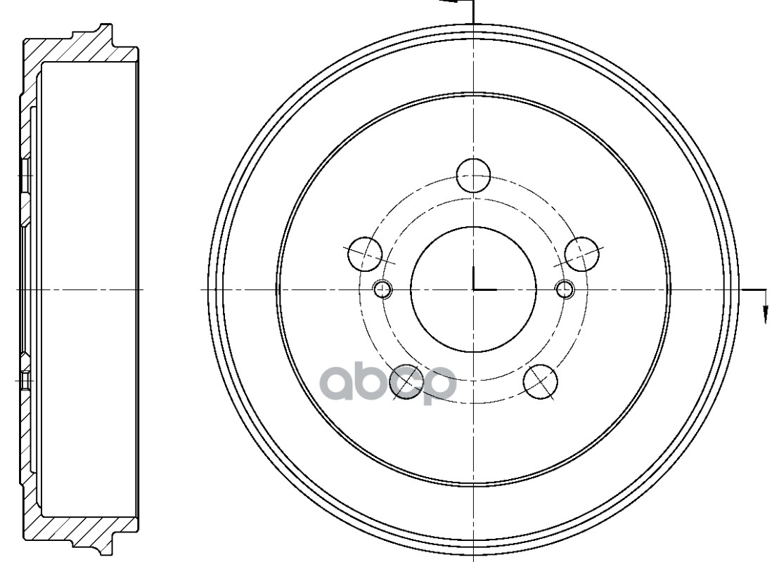 Барабан тормозной G-brake  GD-06309 GD06309 G-BRAKE арт. GD06309