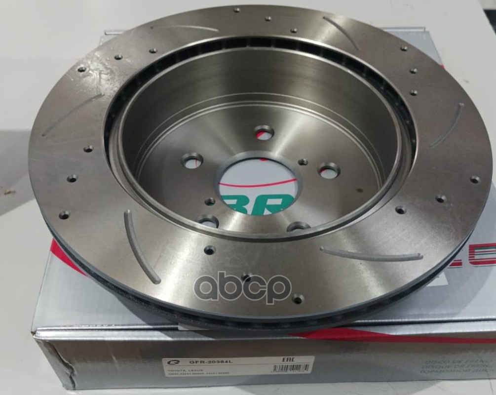 Диск Тормозной Перфорированный Вентилируемый G-Brake Gfr-20384L Левый Gfr20384l G-BRAKE арт. GFR20384L