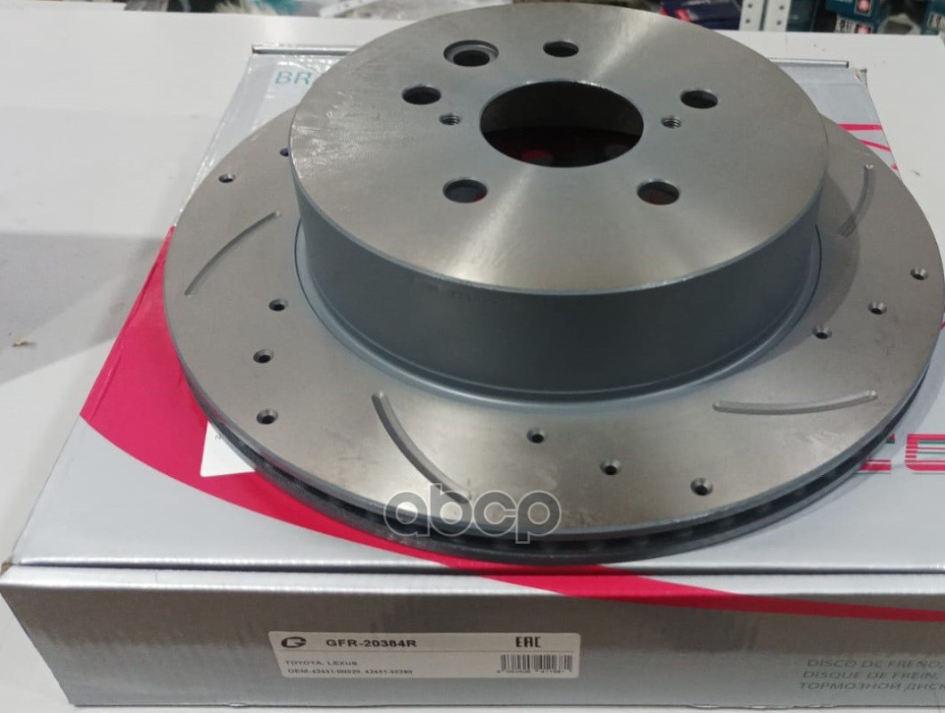 Диск Тормозной Перфорированный Вентилируемый G-Brake Gfr-20384R Правый Gfr20384r G-BRAKE арт. GFR20384R
