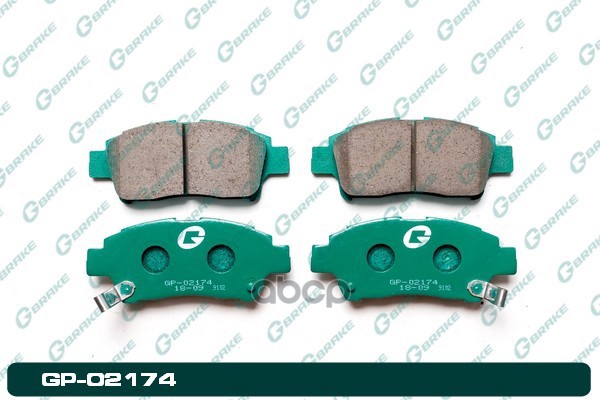 Колодки Тормозные Gp02174 G-BRAKE арт. GP02174