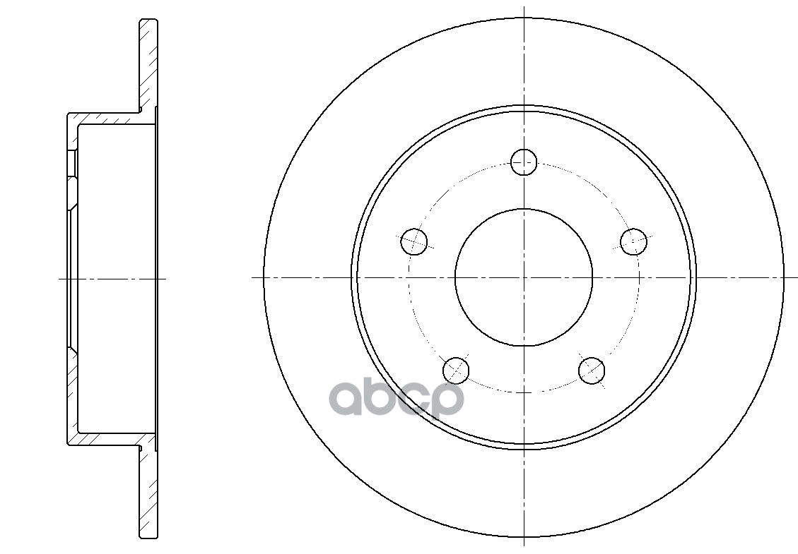 Диск Тормозной G-Brake  Gr-01124 Gr01124 G-BRAKE арт. GR01124