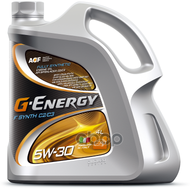 G-Energy Масло моторное G-Energy F Synth C2/C3 5W-30 синтетическое 4 л 253140493