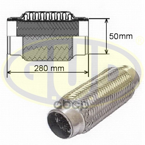 Гофра Глушителя Усиленная G.U.D арт. GFP350280HD