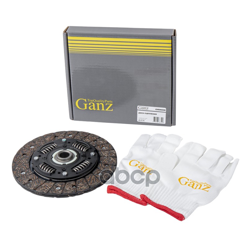 Диск сцепления (усиленное) CHEVROLET Lanos, DAEWOO Nexia , ZAZ Chance (1,5 8V GANZ GIE36228 GANZ арт. GIE36228
