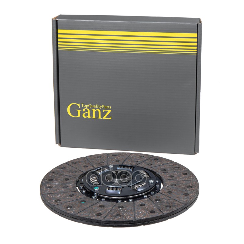 Диск сцепления ГАЗ-53,3307,66, ГАЗ/ПАЗ (змз. 511/513 V8) GANZ GIE36238 GANZ арт. GIE36238