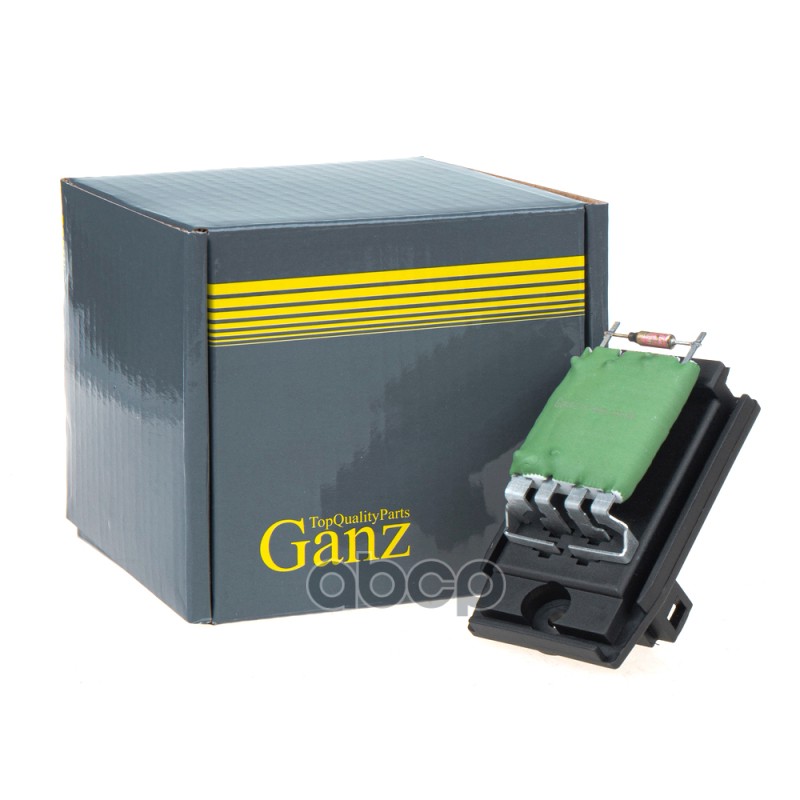 Резистор вентилятора отопителя салона FORD Focus I 98-04/Mondeo III 00-07 GANZ GIF04013 GANZ арт. GIF04013