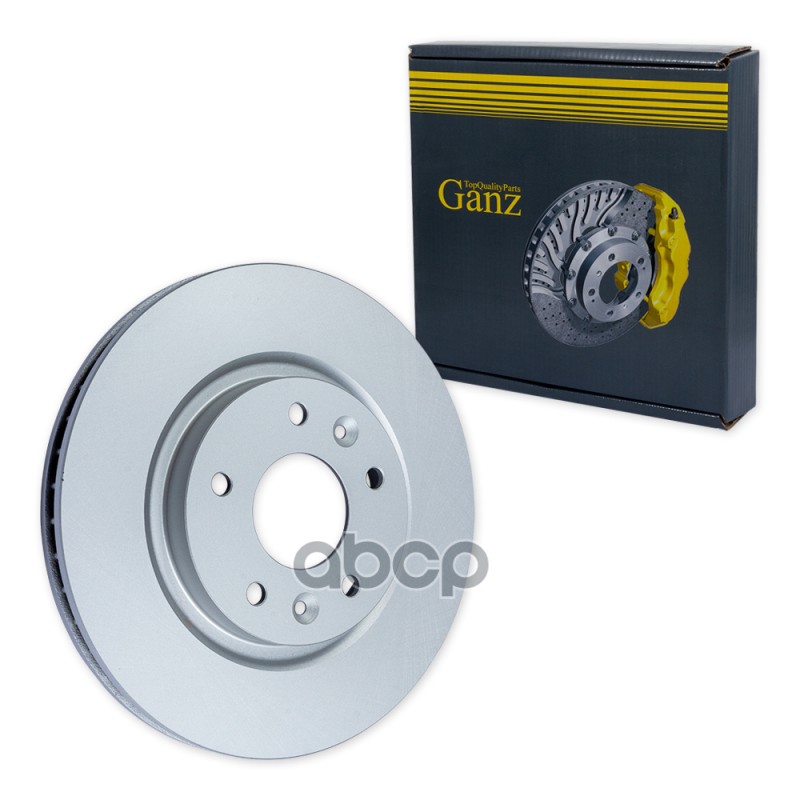 Диск тормозной передний с покрытием NISSAN Qashqai J11 2013- GANZ GIJ06067 GANZ арт. GIJ06067