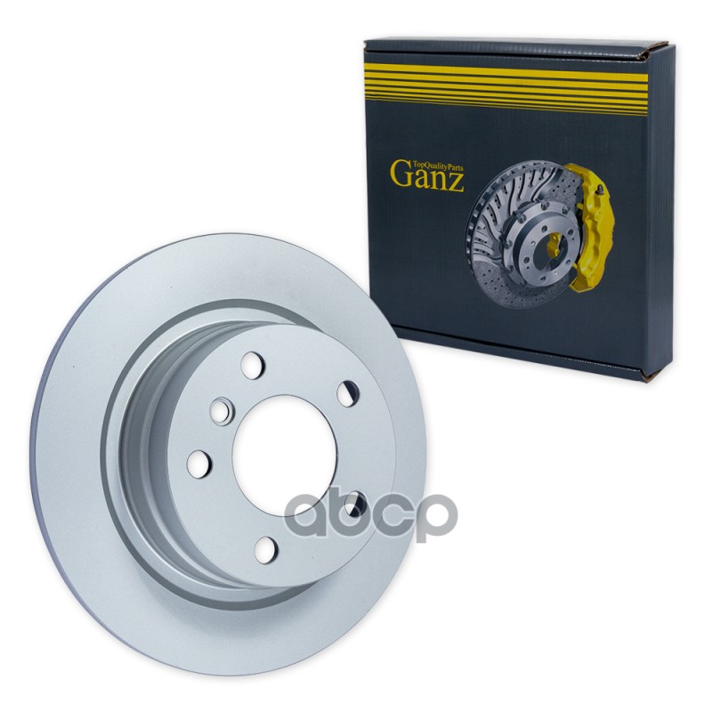 Диск тормозной задний с покрытием BMW 1-Serie (E81/F20) 1.6/1.8L,1.6D/1.8D all 05-> GANZ GIJ06072 GANZ арт. GIJ06072