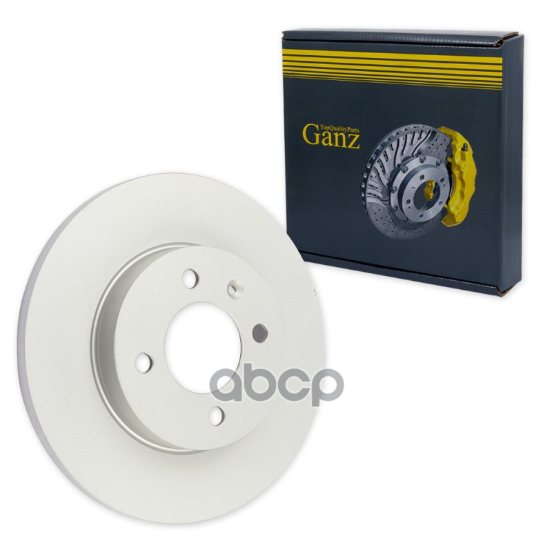 Диск тормозной передний с покрытием VW Golf III/Passat B3/B4/Caddy 96-04 /D=256mm GANZ GIJ06073 GANZ арт. GIJ06073