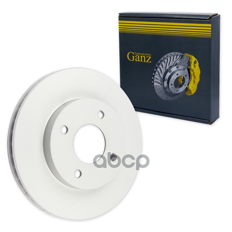 Диск тормозной передний с покрытием NISSAN Micra K12/Tiida Latio RHD GANZ GIJ06095 GANZ арт. GIJ06095