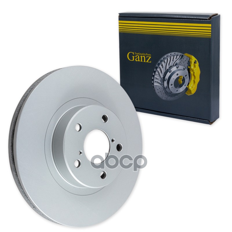 Диск тормозной передний с покрытием SUBARU Forester III 2007-> /Vent D=277mm GANZ GIJ06101 GANZ арт. GIJ06101