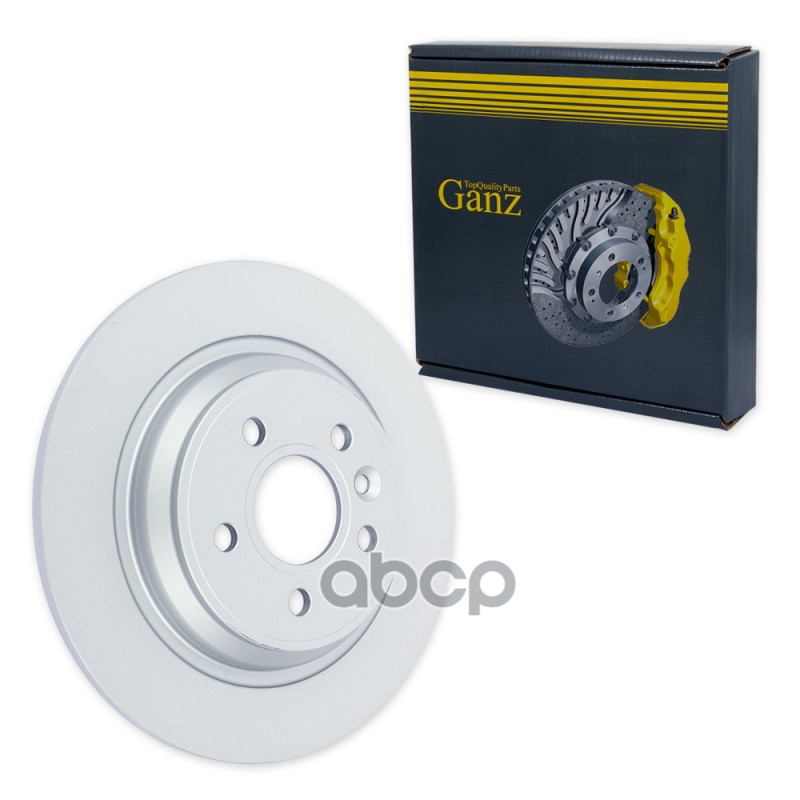 Диск тормозной задний с покрытием VOLVO S60 II/S80 II/XC70 III 2006-> /D=302mm GANZ GIJ06109 GANZ арт. GIJ06109