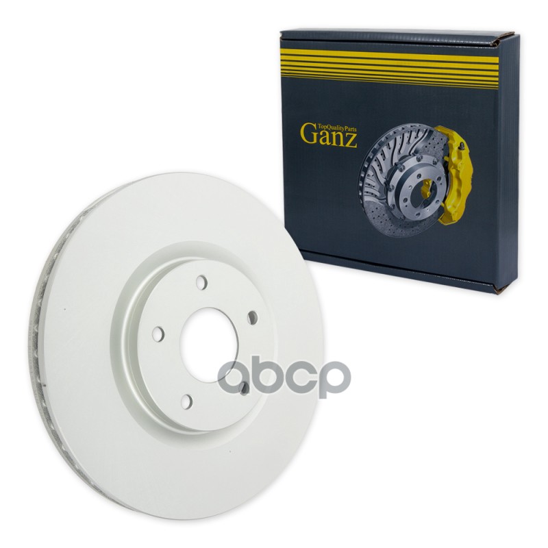 Диск тормозной передний с покрытием RENAULT KOLEOS 08-/NISSAN GANZ GIJ06166 GANZ арт. GIJ06166