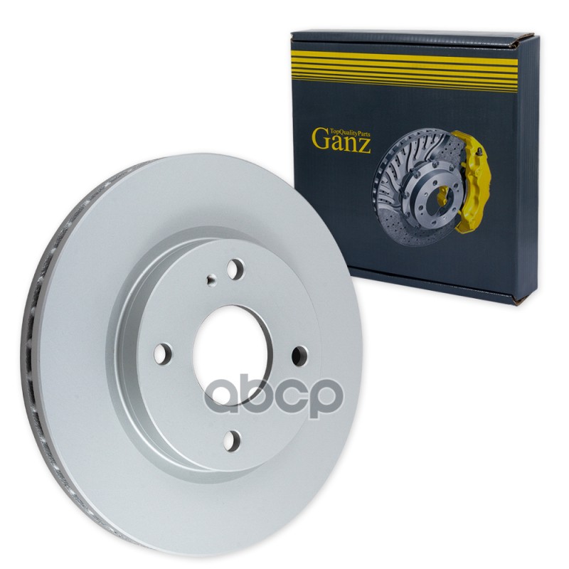 Диск тормозной передний с покрытием FORD Fiesta 2008-> /Vent D=258mm GANZ GIJ06205 GANZ арт. GIJ06205