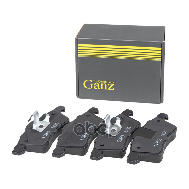 Колодки передние VW TRANSPORTER T4 90> Teves с датчиком GANZ GIJ09345 GANZ арт. GIJ09345