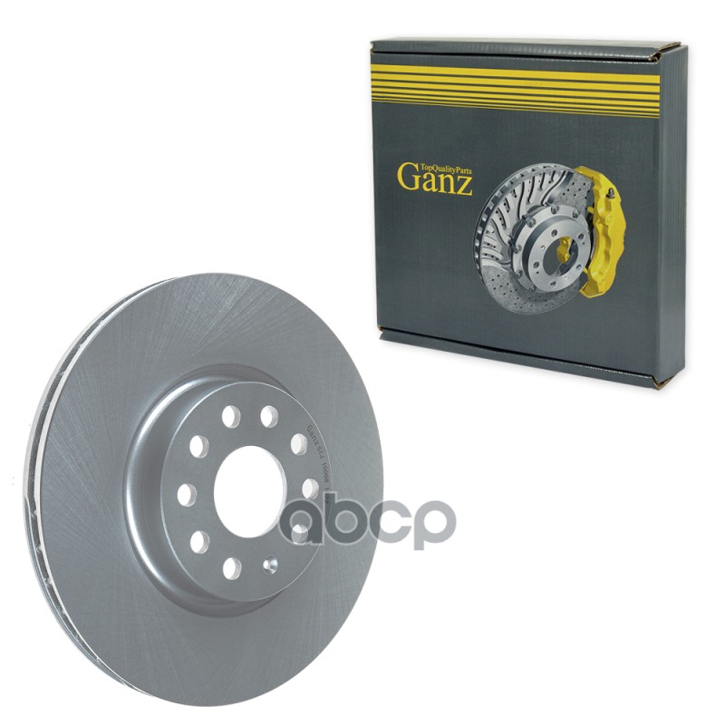 Диск тормозной передний с покрытием VW Jetta/Passat 05-> GANZ GIJ10008 GANZ арт. GIJ10008