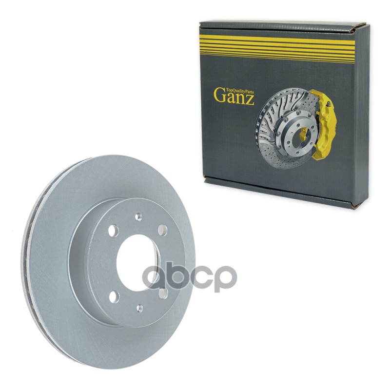 Диск тормозной передний с покрытием HYUNDAI ACCENT (1.3-1.5) 00=> вент GANZ GIJ10095 GANZ арт. GIJ10095